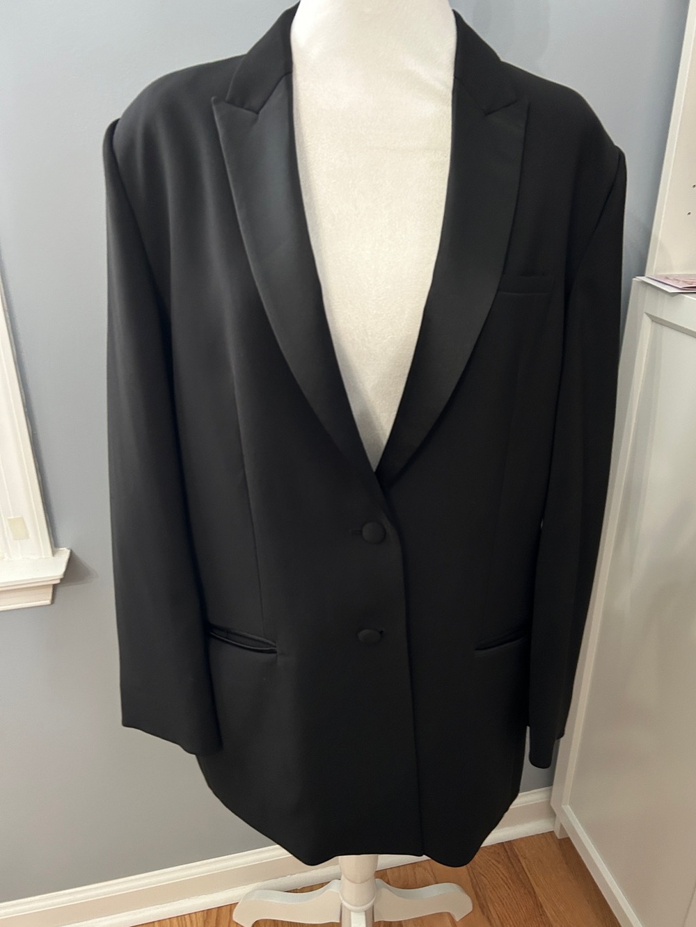 Little Black Tux Women’s Size 18 Black Tuxedo Blazer Jacket Lined Plus Formal